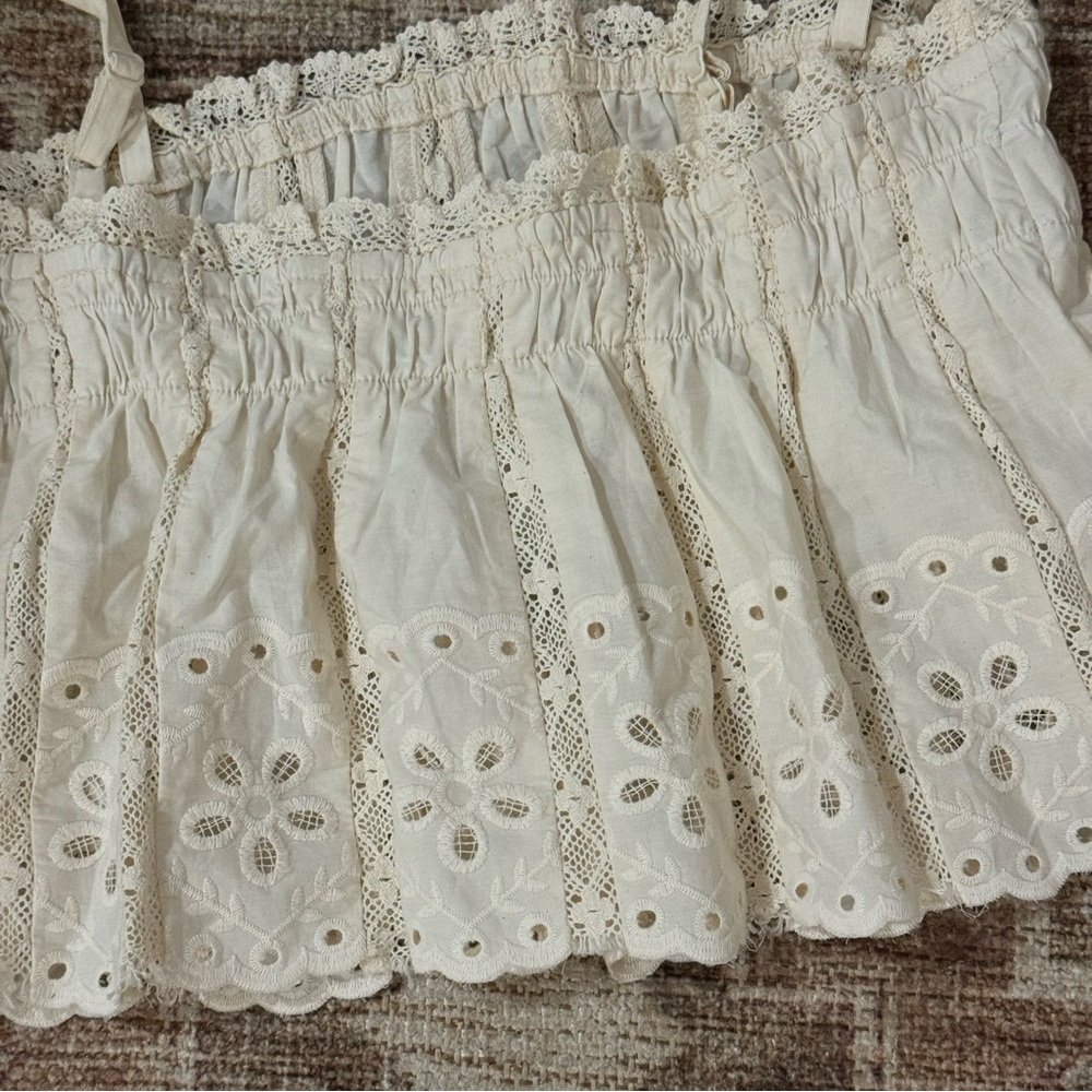 ALTAR’ STATE |  Embroidered Lace
Crop Top Size M - Picture 9 of 12